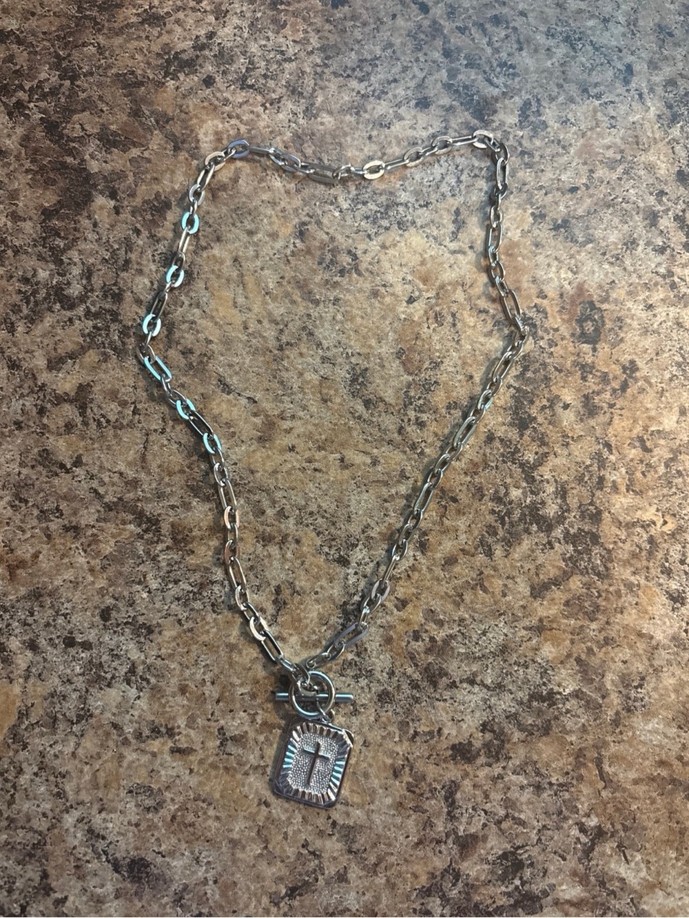 Silver Cross Necklace